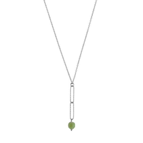 peridot ketting zilver